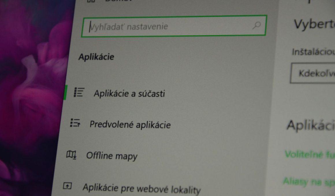 predvolené aplikácie