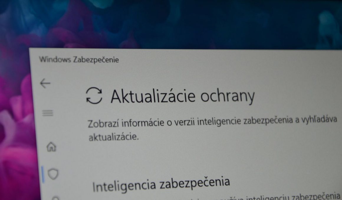 aktualizovať Windows Defender