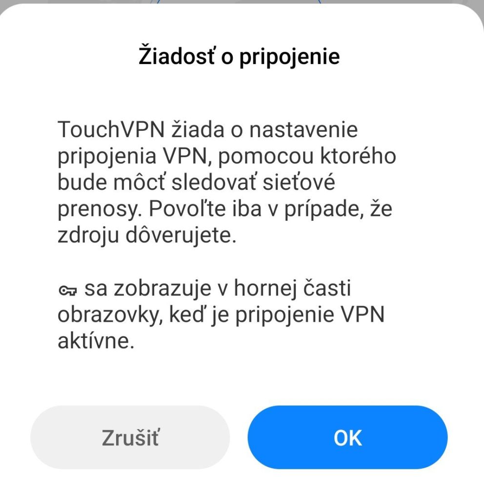 VPN v mobile